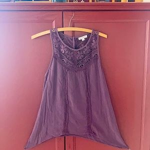 Lacy, Purple Socialite Top